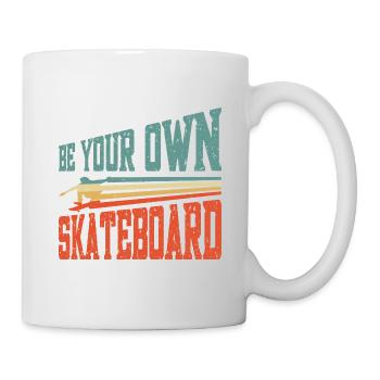 Skateboarding Skateboard Design For Skateboarder - Tasse - Weiß - Rechts