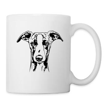 Whippet Portrait Dog Dogs Greyhounds Wilsigns - Mug - white - Right