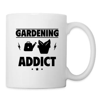 Garten-Süchtig - Tasse - Weiß - Rechts