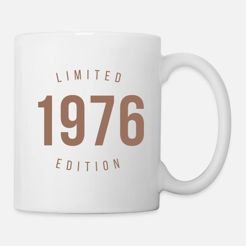 1976 Édition limitée Style rétro Cadeau d’anniversaire - Mug blanc - blanc