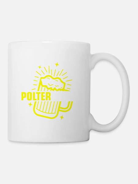 Polterabend Bier - Tasse - Weiß
