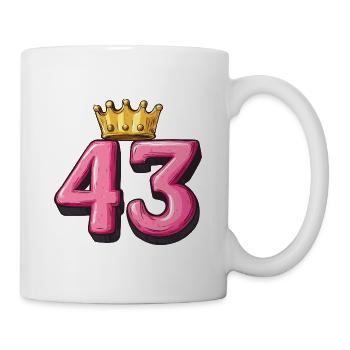 43 Number Krone - Mug - white - Right