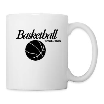 Révolution du basket-ball - Mug blanc - blanc - Droite