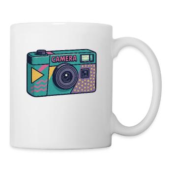 Millennial Retro Camera - Mug - white - Right