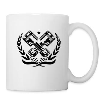 RACE KOLBEN - Tasse - Weiß - Rechts