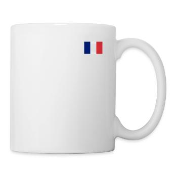 Drapeau Français - Mug blanc - blanc - Droite