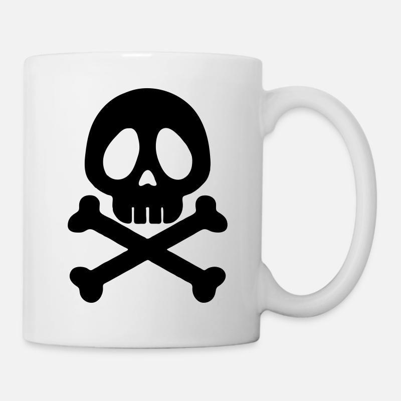 Tête de mort - Skull - Style Anime / Manga - Mug blanc - blanc
