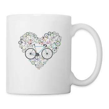 I love my BIKE - Tasse - Weiß - Rechts