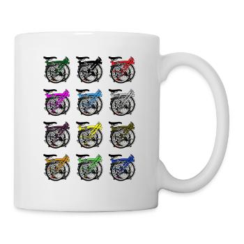 Brompton Bicycle Folded - Mug - white - Right