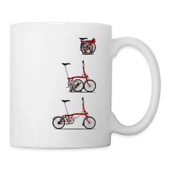 I Love My Folding Brompton Bike - Mug - white - Right