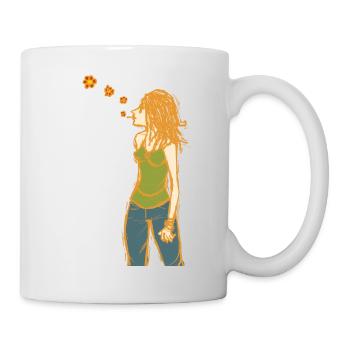 Hippie - Mug blanc - blanc - Droite