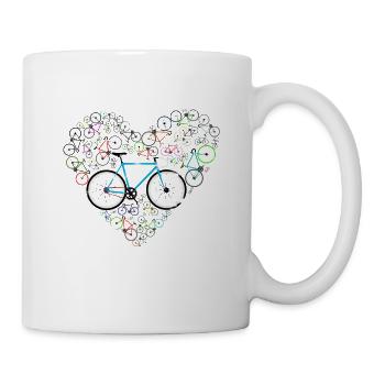 I love my BIKE - Tasse - Weiß - Rechts