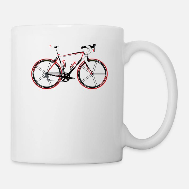 Vélo de course - Mug blanc - blanc