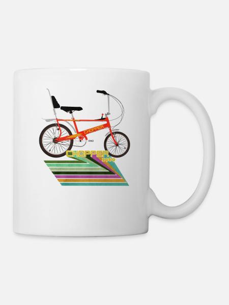 Chopper Bicycle - Mug - white