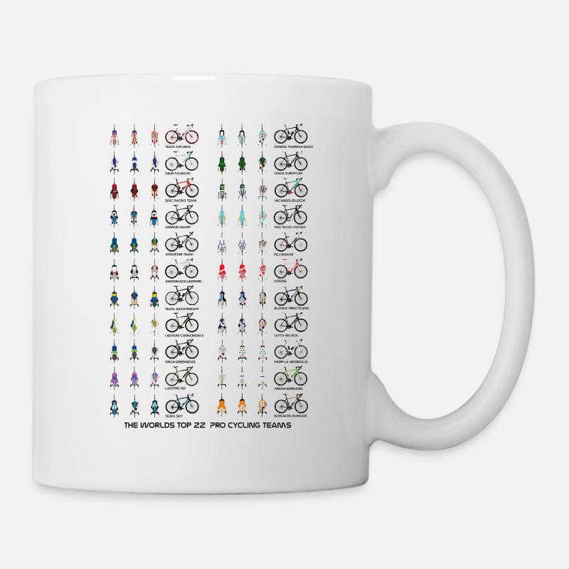 Pro Cycling Teams - Mug - white