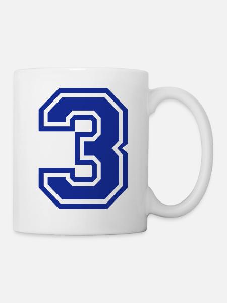 3 - Mug - white