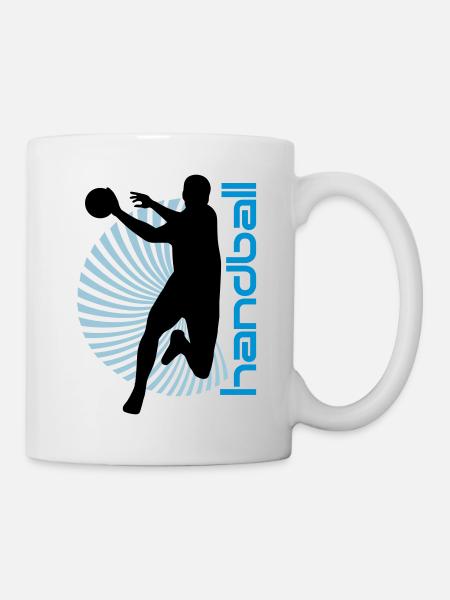 Spiral Handballer - Mug blanc - blanc