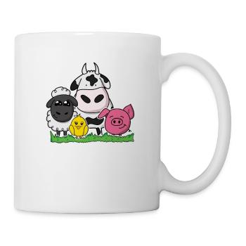 Too cute to eat - Tasse - Weiß - Rechts