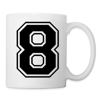 Varsity Number 8 - Mug - white - Right