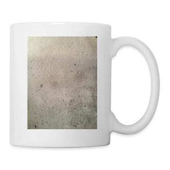 Vintage Beton Mauer - Tasse - Weiß - Rechts