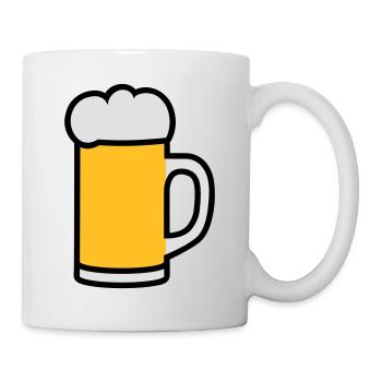 Beermug 3 colors - Mug - white - Right
