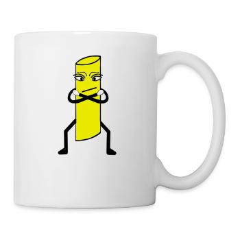 Pâtes - Mug blanc - blanc - Droite