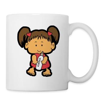 Baby girl - Tasse - Weiß - Rechts