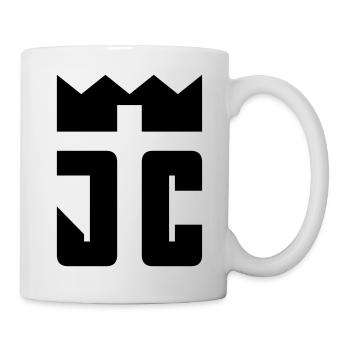 JC Logo black - Tasse - Weiß - Rechts