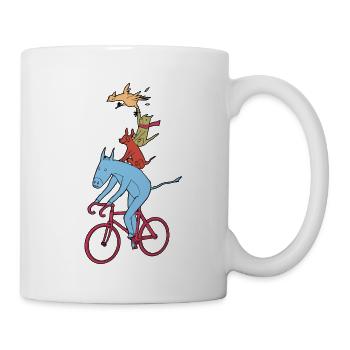 Bicycle Fairy tale - Tasse - Weiß - Rechts