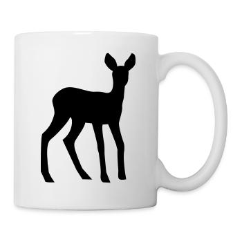 Deer - Fawn - Mug - white - Right