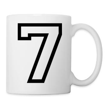 THE number seven, 7 years - Mug - white - Right