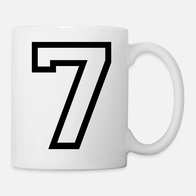 DIE NUMMER SIEBEN, 7 Jahre - Tasse - Weiß