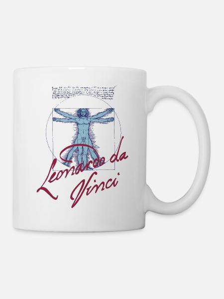 LEONARDO DA VINCI - Tasse - Weiß