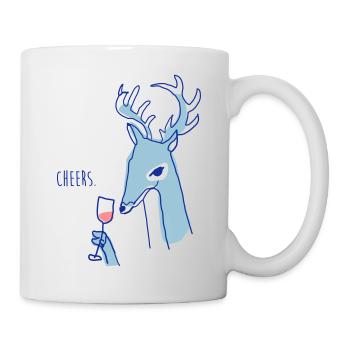 Cheers - Tasse - Weiß - Rechts