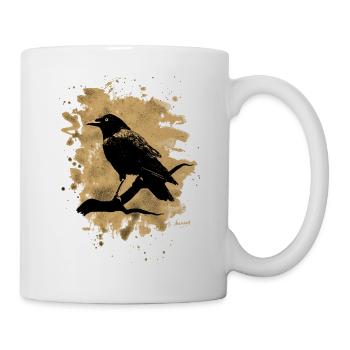 Crow bleached - natural - Tasse - Weiß - Rechts