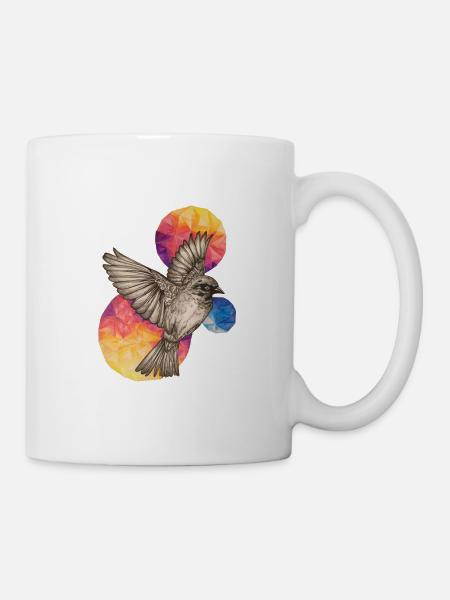 Free Bird - Tasse - Weiß