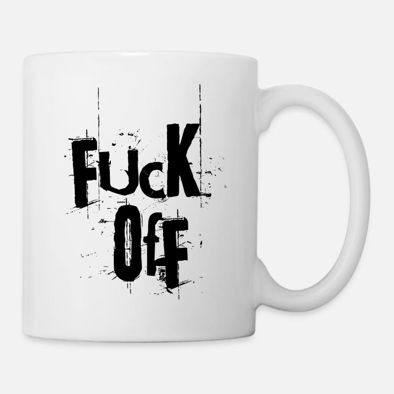 Fuck Off - Mug blanc - blanc