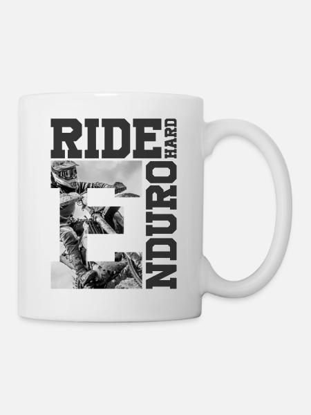 Hard Enduro Rider - Tasse - Weiß