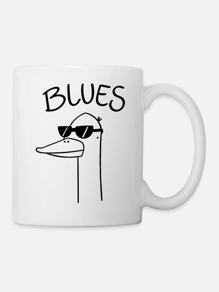 Blues Goose - Tasse - Weiß