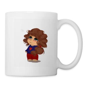 Petite rêveuse - Mug blanc - blanc - Droite