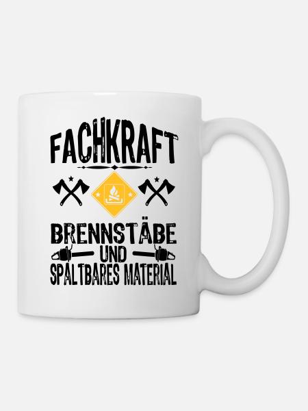 Fachkraft Holz - Tasse - Weiß