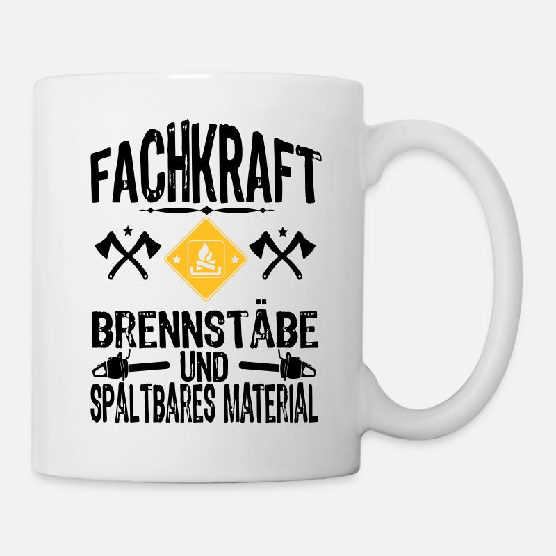 Fachkraft Holz - Tasse - Weiß