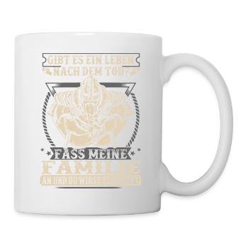 Meine Familie - Tasse - Weiß - Rechts