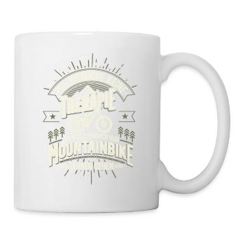Mountainbike Therapie Fahrrad - Tasse - Weiß - Rechts