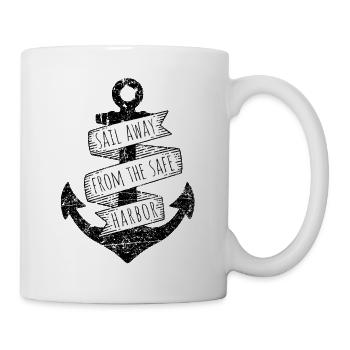 Sail Away - Anker 2C - Tasse - Weiß - Rechts