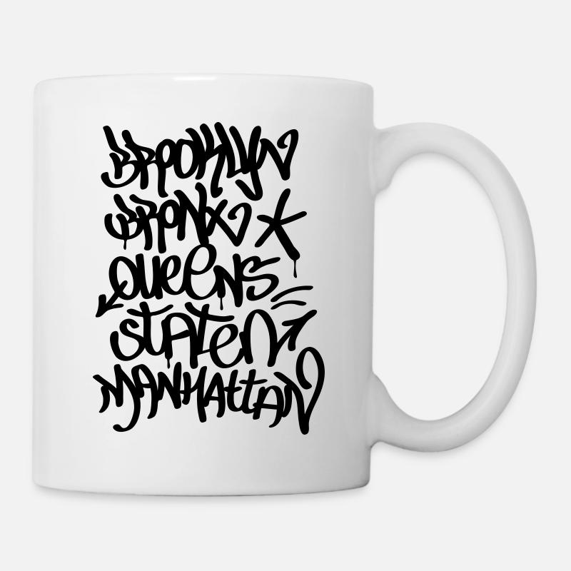 New York graffiti - Mug blanc - blanc