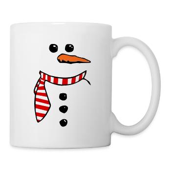 Owl Snowman 1 - Tasse - Weiß - Rechts