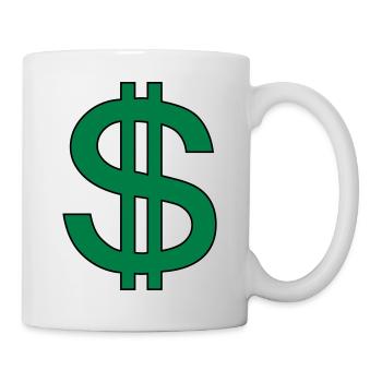 Money Money (V) - Mug blanc - blanc - Droite
