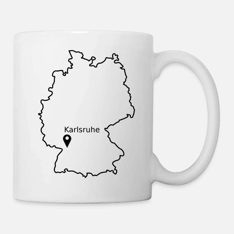 Karlsruhe - Mug blanc - blanc