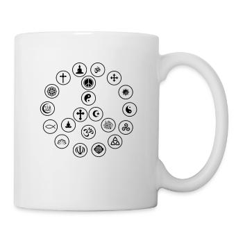 Peace and Religion - Mug - white - Right